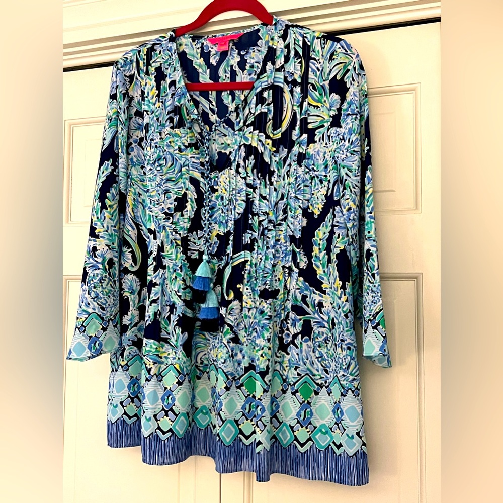 Lilly Pulitzer Marlina Tunic size M EUC